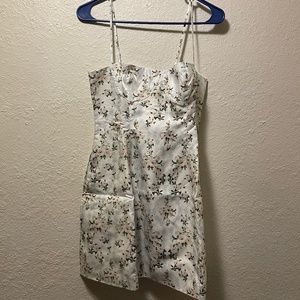 Danielle Bernstein Floral-Print Strappy Dress